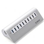 ORICO M3H10 Aluminum USB 3.0 10-Port Hub with 12V/3A Power Adapter