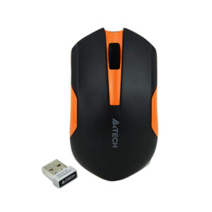 A4 Tech G3-200N Black & Orange Wireless Mouse