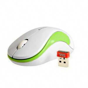 A4 Tech G3-270 White-Green wireless Mouse