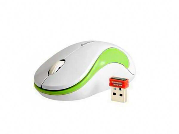 A4 Tech G3-270 White-Green wireless Mouse