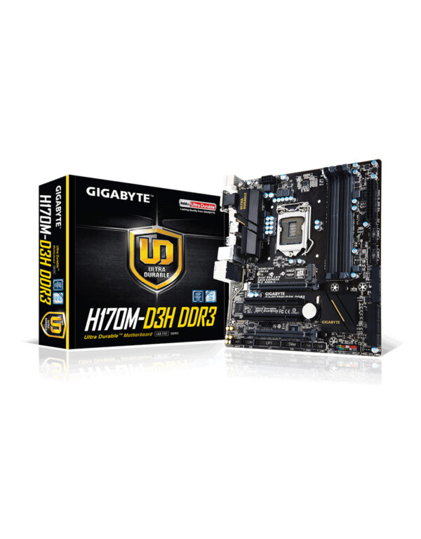 Gigabyte GA-H170M-D3H DDR3 6th Gen LGA1151 Socket Motherboard