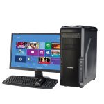 Intel Core i3 10100F, H410M Chipset, GT1030 2GB gr, 4GB DDR4 2666MHz, 1TB HDD, 18.5in Monitor, Standard Keyboard, Mouse and Speaker
