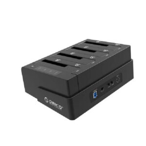 ORICO 2.5 inch3.5 inch SATA2.0 USB3.0 1 to 3 Clone 4 Bay External Hard Drive Dock - Black