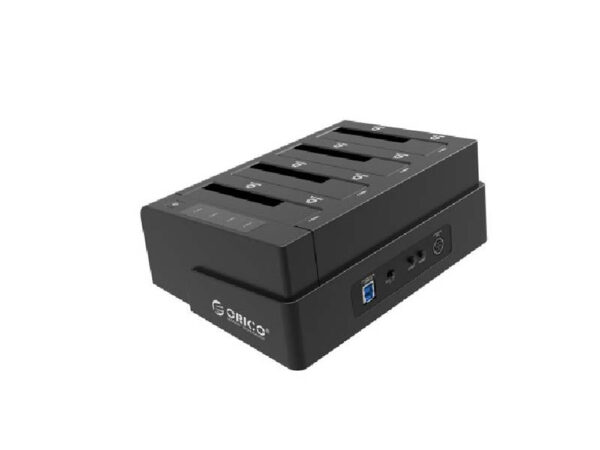 ORICO 2.5 inch3.5 inch SATA2.0 USB3.0 1 to 3 Clone 4 Bay External Hard Drive Dock - Black