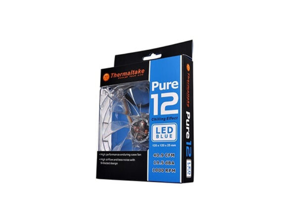 Thermaltake CL-F012-PL12BU-A Pure 12 LED Blue Casing Fan