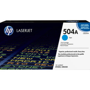 HP 504A Cyan Original LaserJet Toner Cartridge
