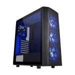 Thermaltake Versa J24 TG RGB Tempered Glass Side Window Mid Tower Black Desktop Case