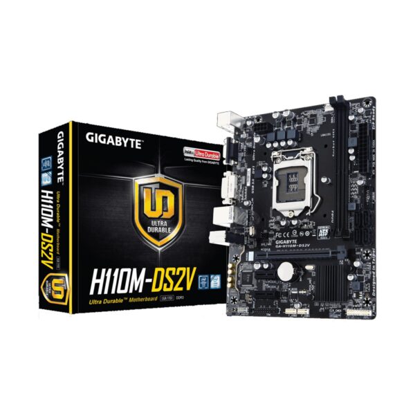 Gigabyte GA-H110M-DS2V DDR4 7th Gen Socket LGA1151 Motherboard