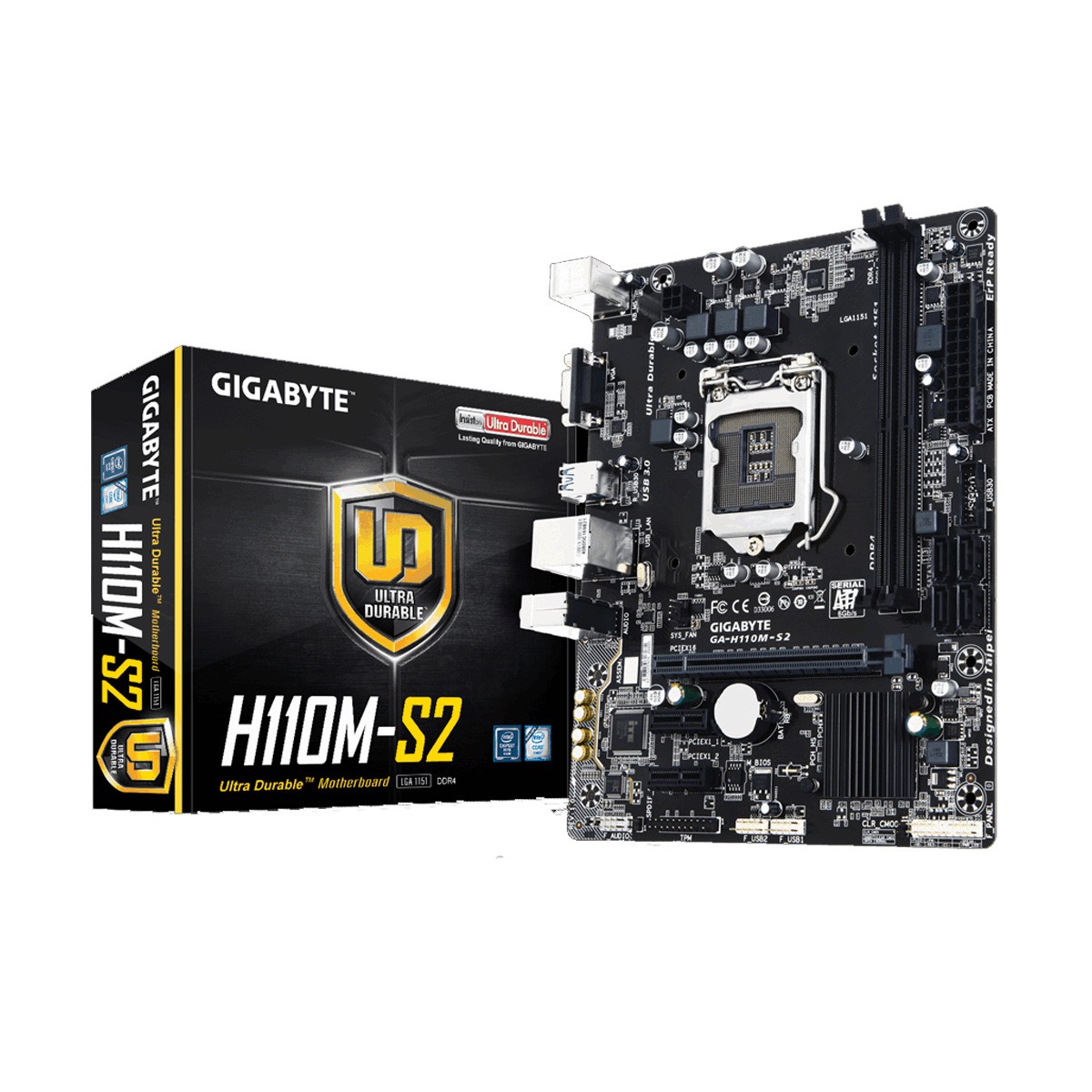Gigabyte GAH110MS2 DDR4 6th/7th Gen Intel LGA1151 Socket Mainboard Digital Bridge