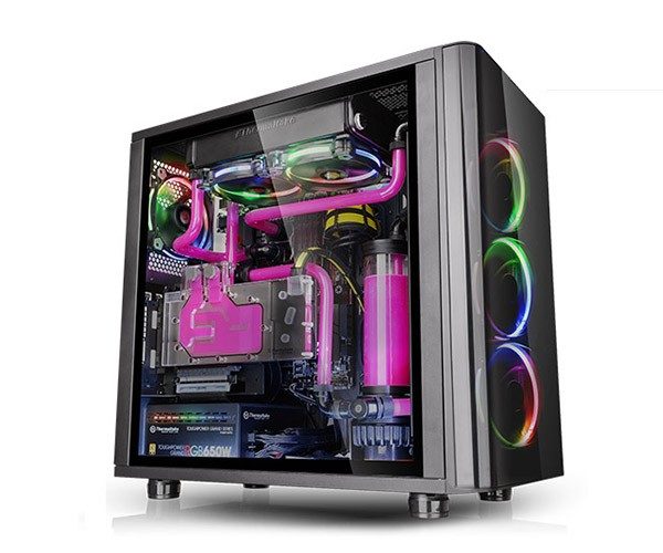 Thermaltake View 31 TG RGB Tempered Glass x2 Window Black Casing - Image 2