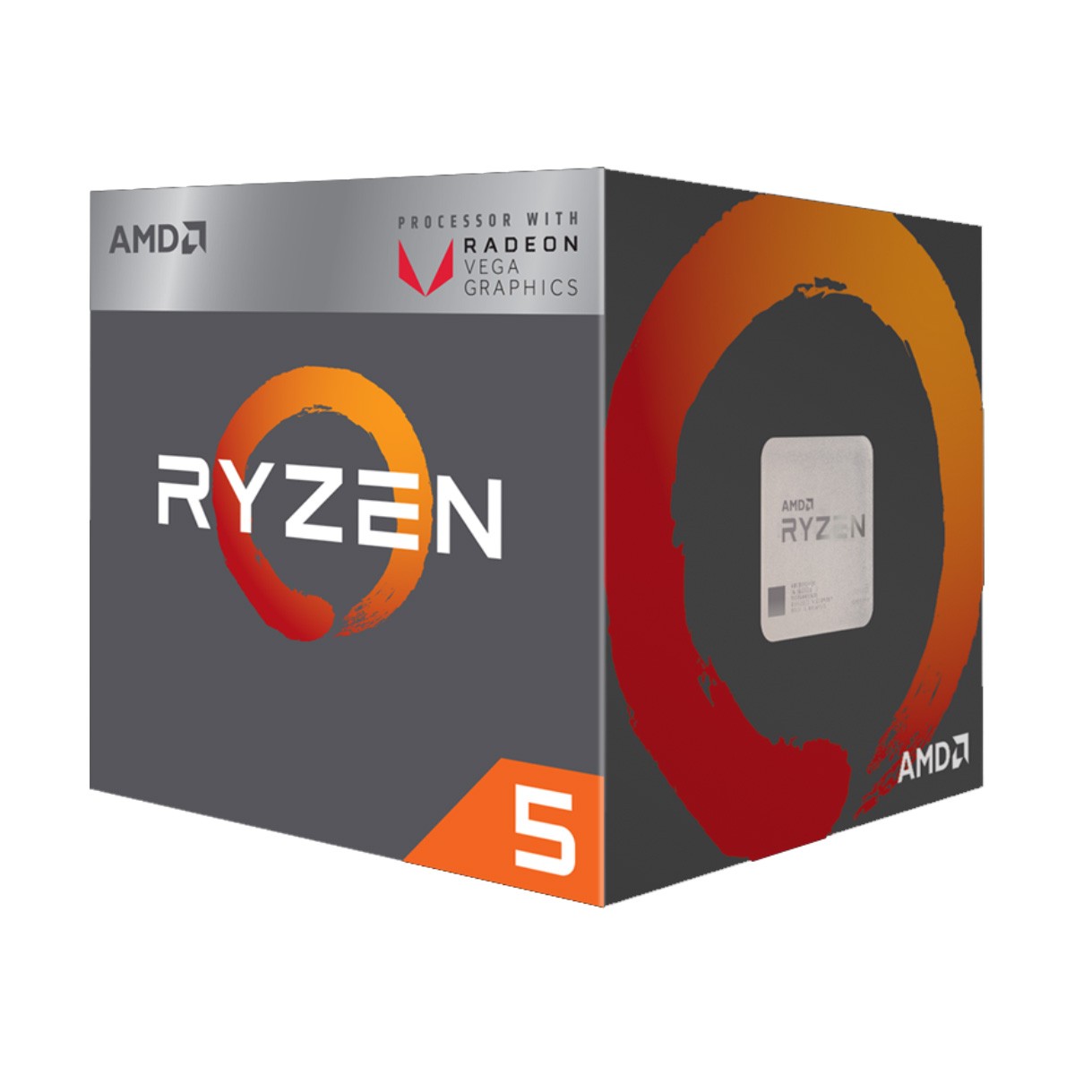 AMD Ryzen 5 2400G 3.6-3.9 Ghz 4 Core 6MB Cache AM4 Socket ...
