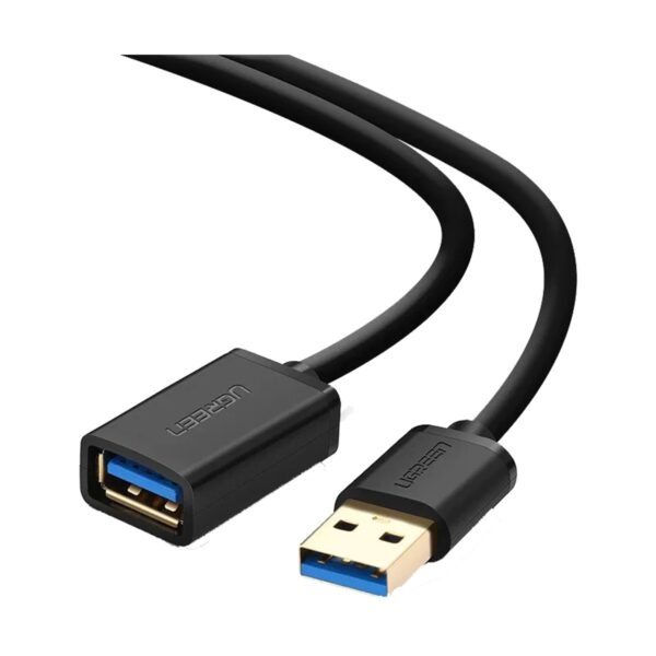 USB Male to Female, 2 Meter, Black Extension Cable