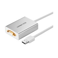 Ugreen USB 2.0 to VGA Male Converter Silver