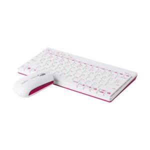 Rapoo 8000P White Wireless Keyboard & Mouse Combo with Bangla