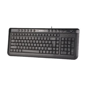 A4 Tech KLS-5 X-Slim Black USB Multimedia Keyboard with Bangla