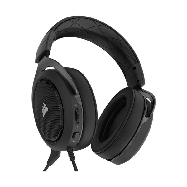 Corsair HS50 Wired Black Stereo Gaming Headset-Carbon (AP)