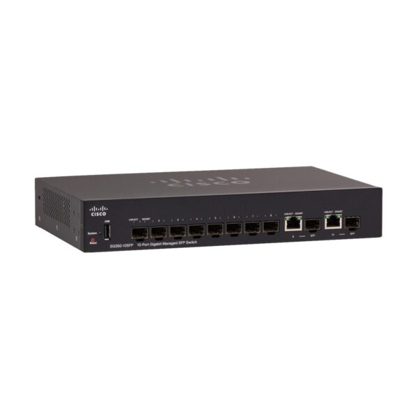 Cisco SG350-10SFP 10-Port Gigabit Managed SFP Switch