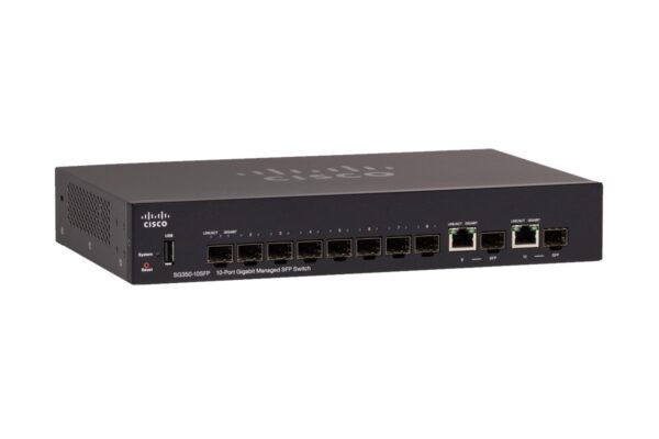 Cisco SG350-10SFP 10-Port Gigabit Managed SFP Switch