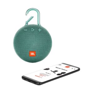JBL Clip 3 Teal Portable Bluetooth Speaker