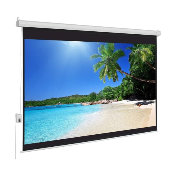 K2 60 Inch x 60 Inch Electric Wall Projector Screen