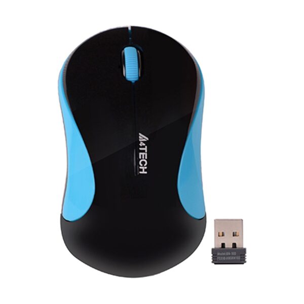 A4 Tech G3-270N Black-Blue Wireless Mouse
