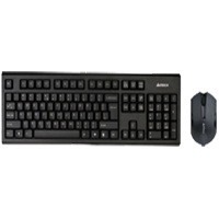 A4 Tech 3000N Black Wireless Keyboard & Mouse Combo
