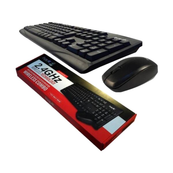 Havit KB525GCM Black Wireless Keyboard & Mouse Combo with Bangla.