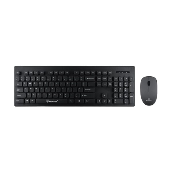 Micropack KM-232W Black 2.4G Wireless Keyboard & Mouse Combo
