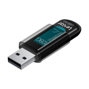 Lexar JumpDrive S57 128GB USB 3.0 Black-Teal Pen Drive