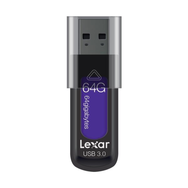 Lexar JumpDrive S57 64GB USB 3.0 Black-Purple Pen Drive