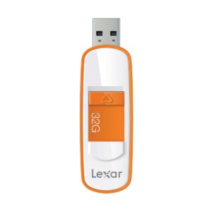 Lexar JumpDrive S75 32GB USB 3.0 White-Orange Pen Drive