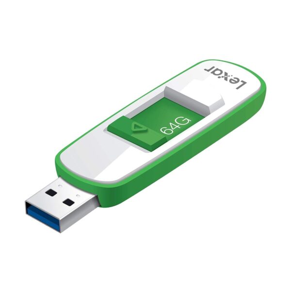 Lexar JumpDrive S75 64GB USB 3.0 White-Green Pen Drive