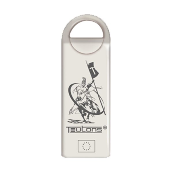 Teutons Metallic Knight Finder Silver 16GB USB 3.1 Gen 1 Flash Drive