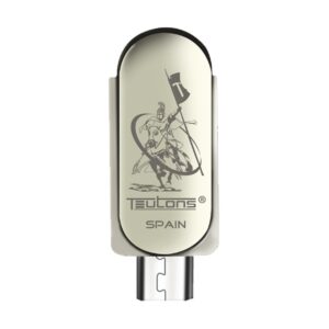 Teutons Metallic Slender USB 3.1 & Micro USB OTG 128GB Flash Drive