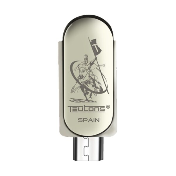 Teutons Metallic Slender USB 3.1 & Micro USB OTG 128GB Flash Drive