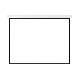 K2 70 Inch x 70 Inch Matte White Electric Wall Projector Screen