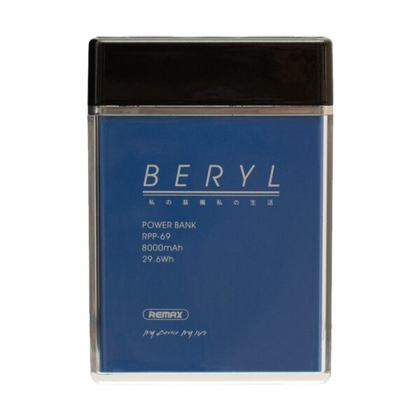 REMAX RPP-69 Beryl Series 8000mAh Blue Power Bank