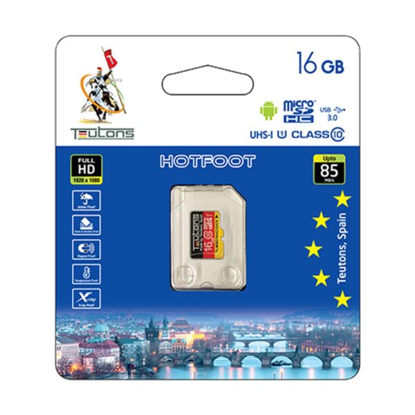 Teutons 16GB micro SDHC Class 10 UHS-I Memory Card