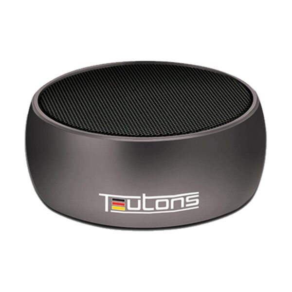 Teutons Simplicity 5W Metallic Bluetooth Black Speaker