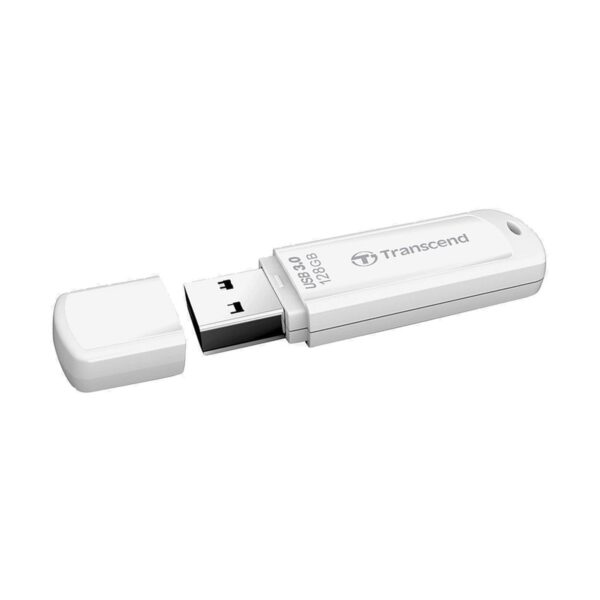 Transcend JetFlash 730 128GB USB3.0 White Pen Drive