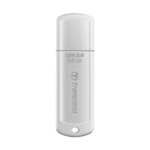 Transcend V-730 64GB USB 3.0 White Pen Drive