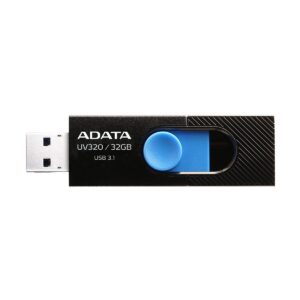 A Data UV320 32GB USB 3.1 Black-Blue Pen Drive