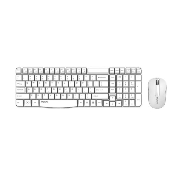 Rapoo X1800S White Wireless Keyboard & Mouse Combo with Bangla