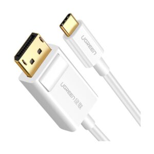 USB Type-C to DisplayPort Male, 1.5 Meter, White Cable