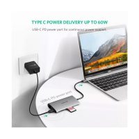 Ugreen USB-C to 3 x USB3.0+HDMI+RJ45+SD&TF Sliver Converter