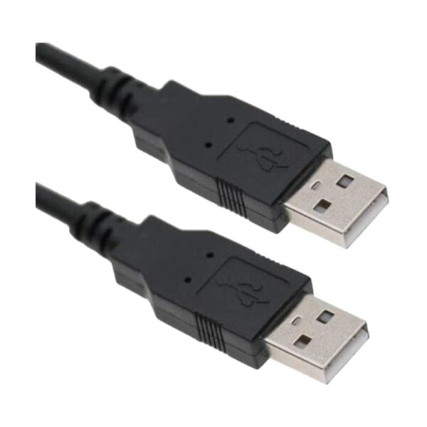 Share USB Male to Male, 1.5 Meter, Black Cable