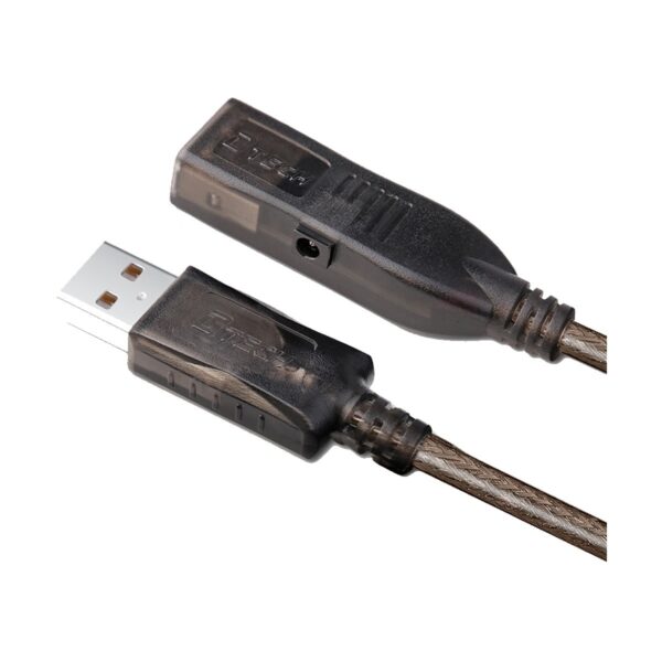 USB Male to Female, 25 Meter, Black Extension Cable