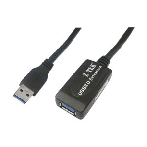 USB Type-A Male to Female, 5 Meter, Black Extension Cable