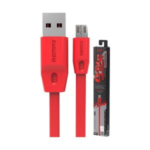USB Male to Micro USB, 1 Meter, Red Data Cable