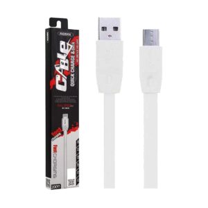 USB Male to Micro USB, 2 Meter, White Data Cable
